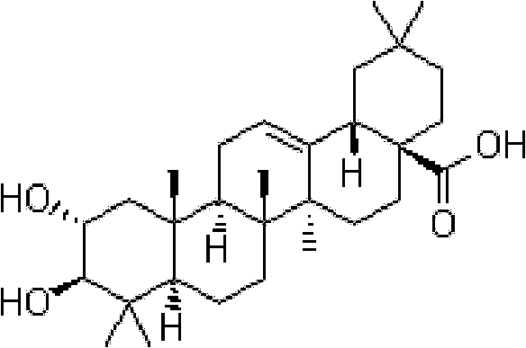 Method for synthesizing crataegolic acid