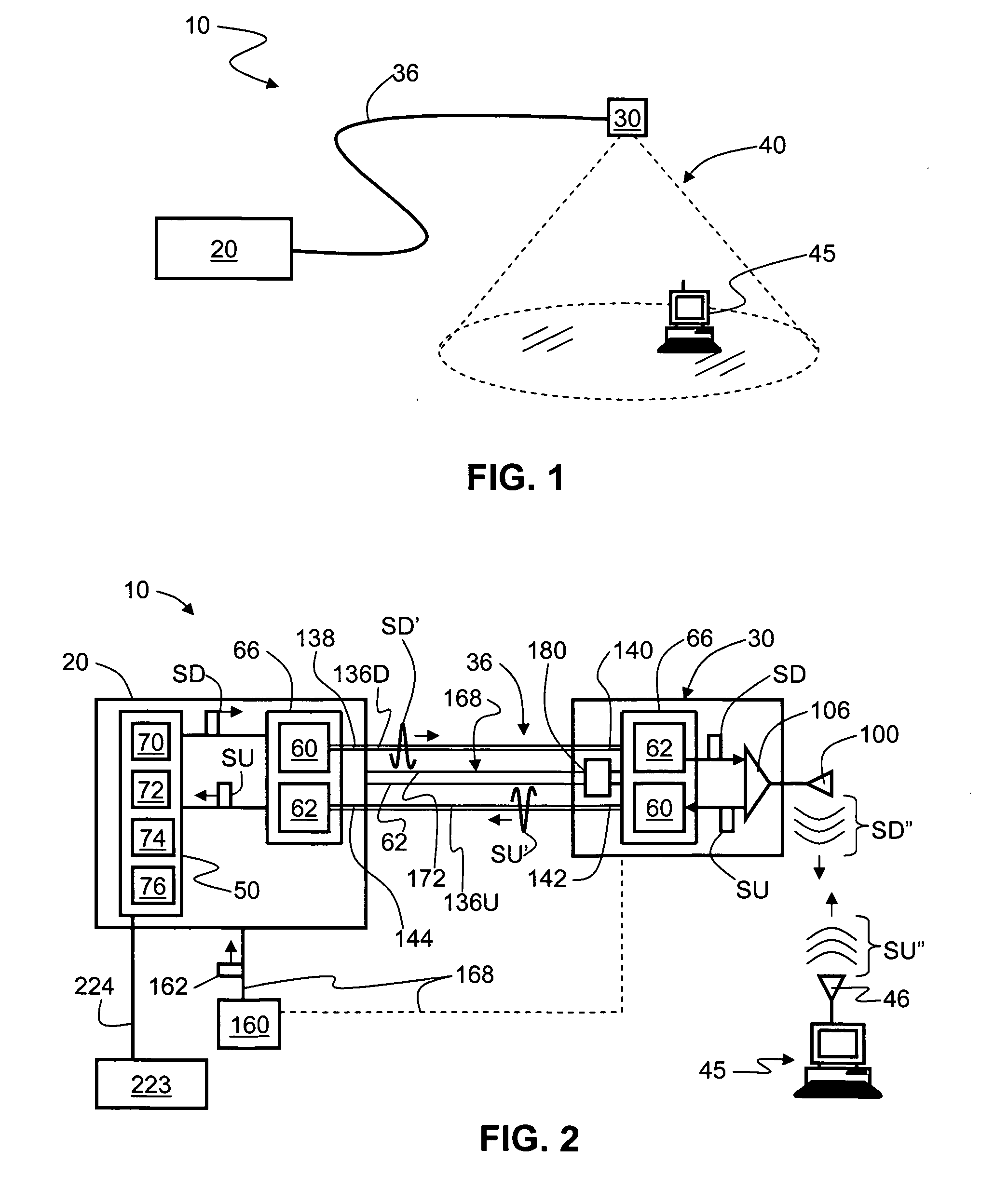 Centralized optical-fiber-based wireless picocellular systems and methods