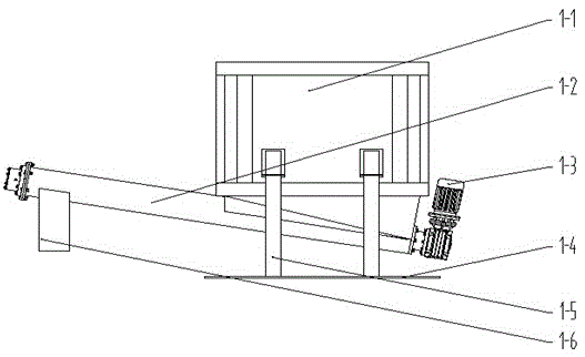 Movable lifting rotation type screw conveyer