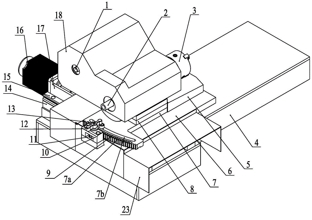 Headstock device of high-speed internal grinding machine