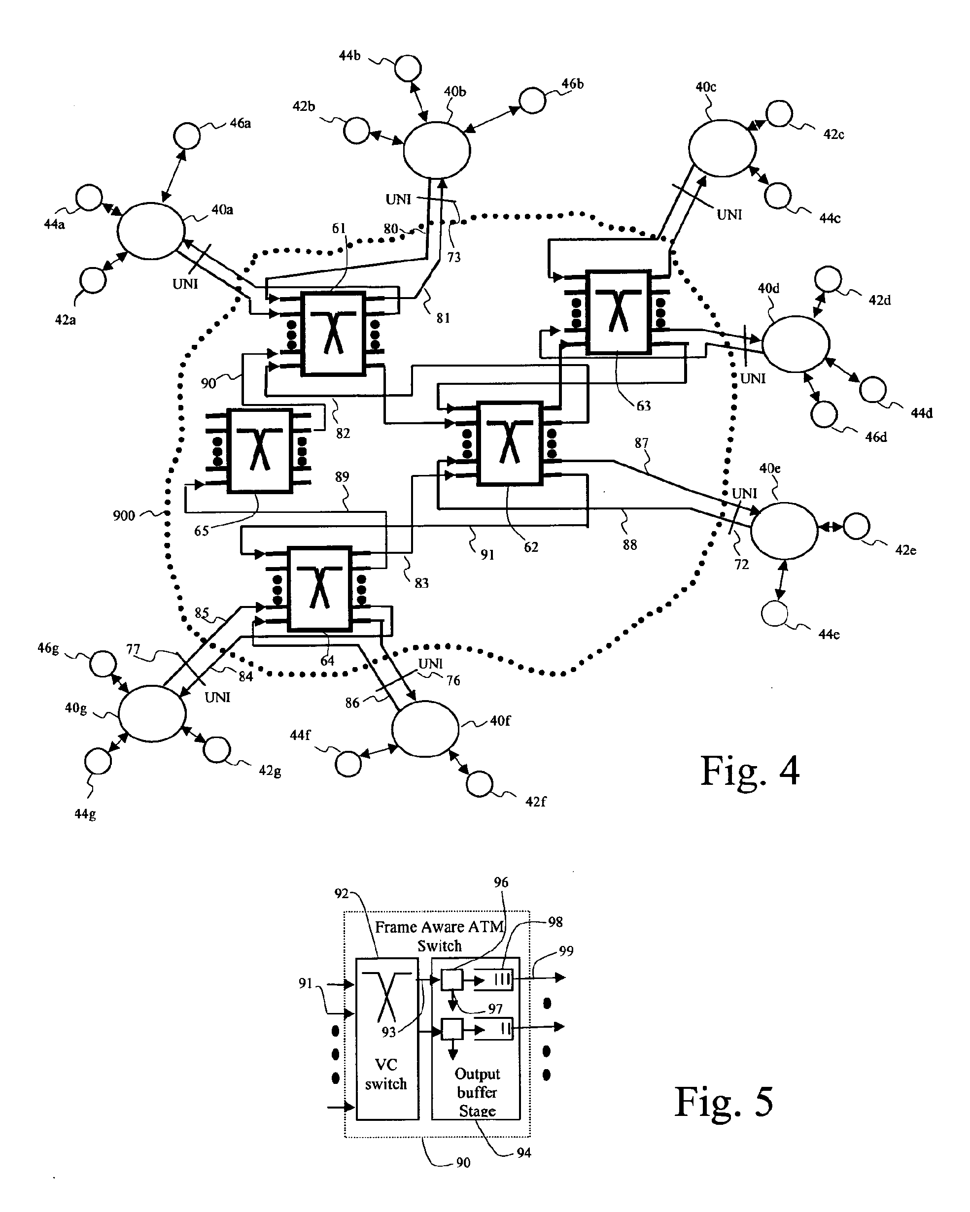Method of and apparatus for statistical packet multiplexing