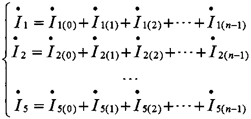 Five-phase system symmetrical component method