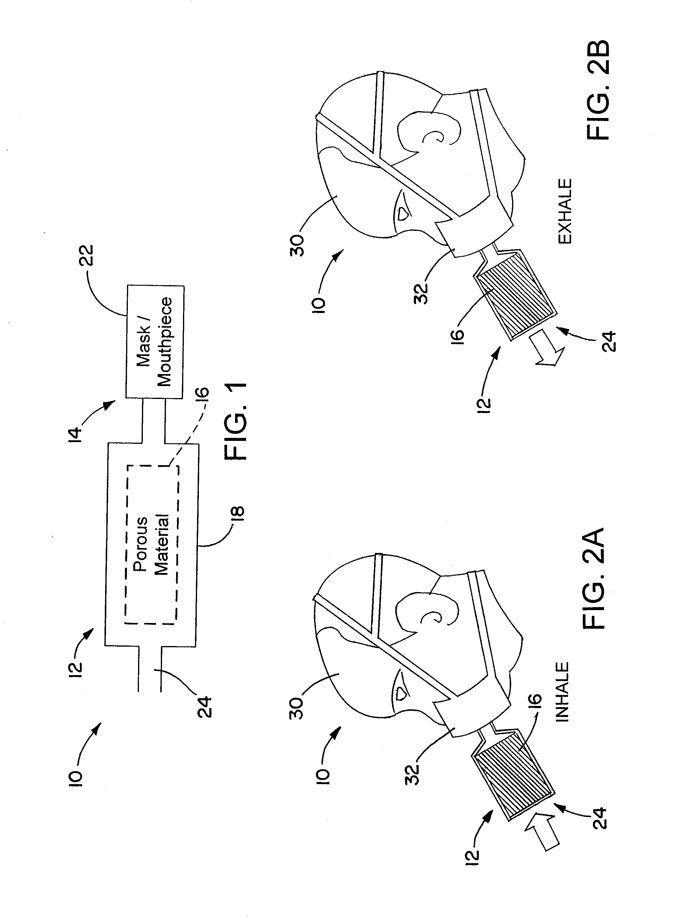 Breathing apparatus, and method for controlling temperature fluctuations