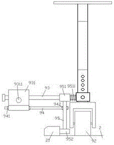 Edge trimming device for garden road with adjustable processing height and method of using the same