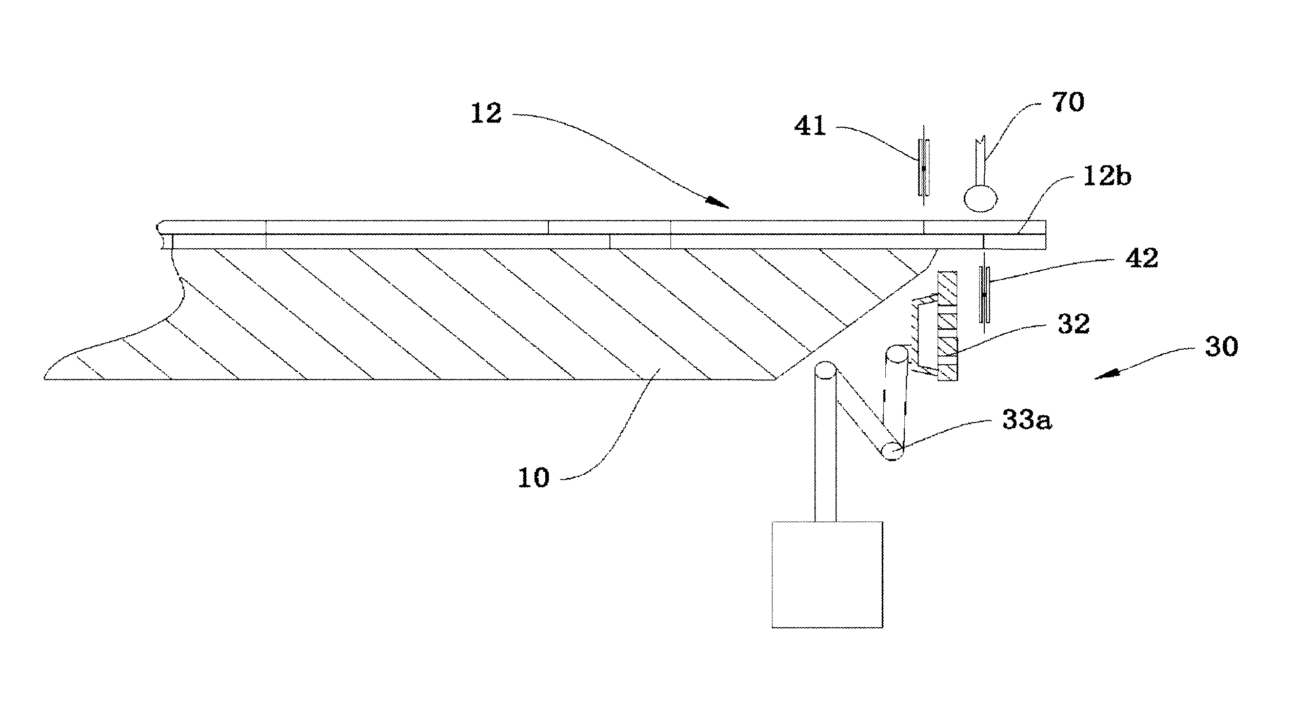 Cutting system for glass substrate