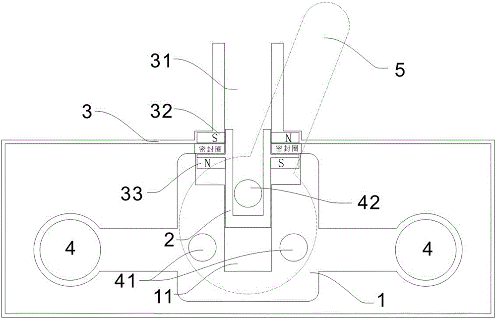 Assembling method for faucet with magnets