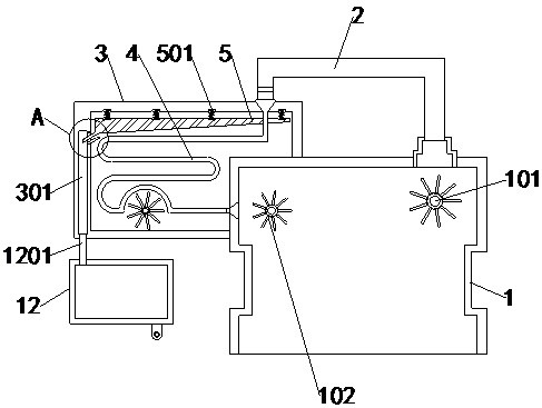 Thermal conversion high-temperature metallurgical furnace