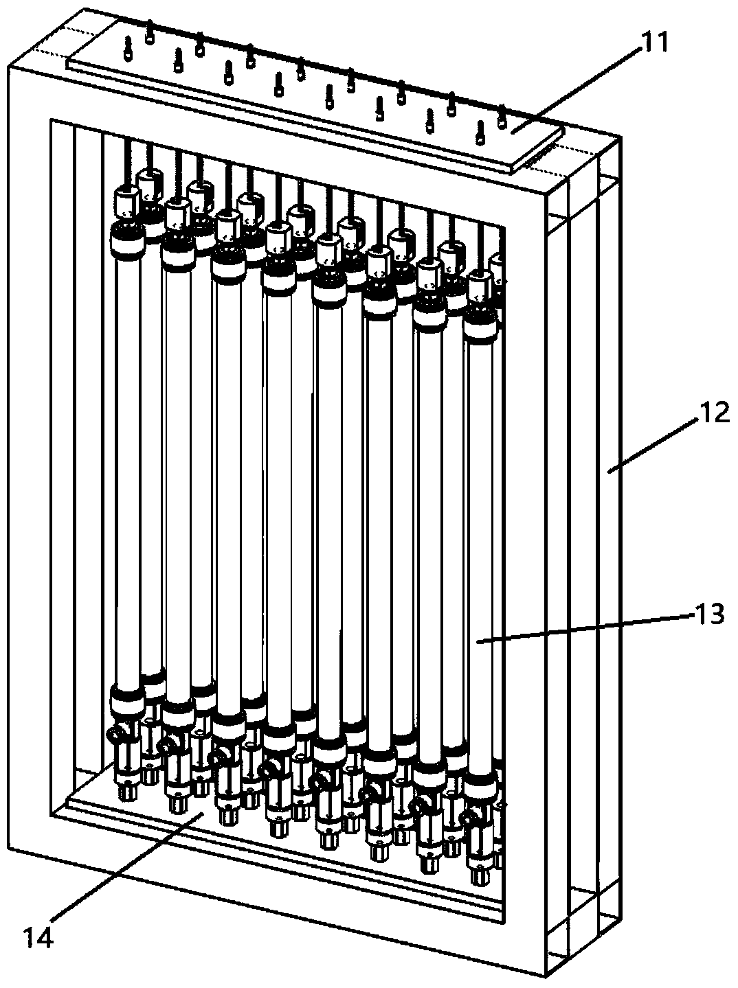 Upper limb rehabilitation arm of wire rope transmission with self-tensioning function