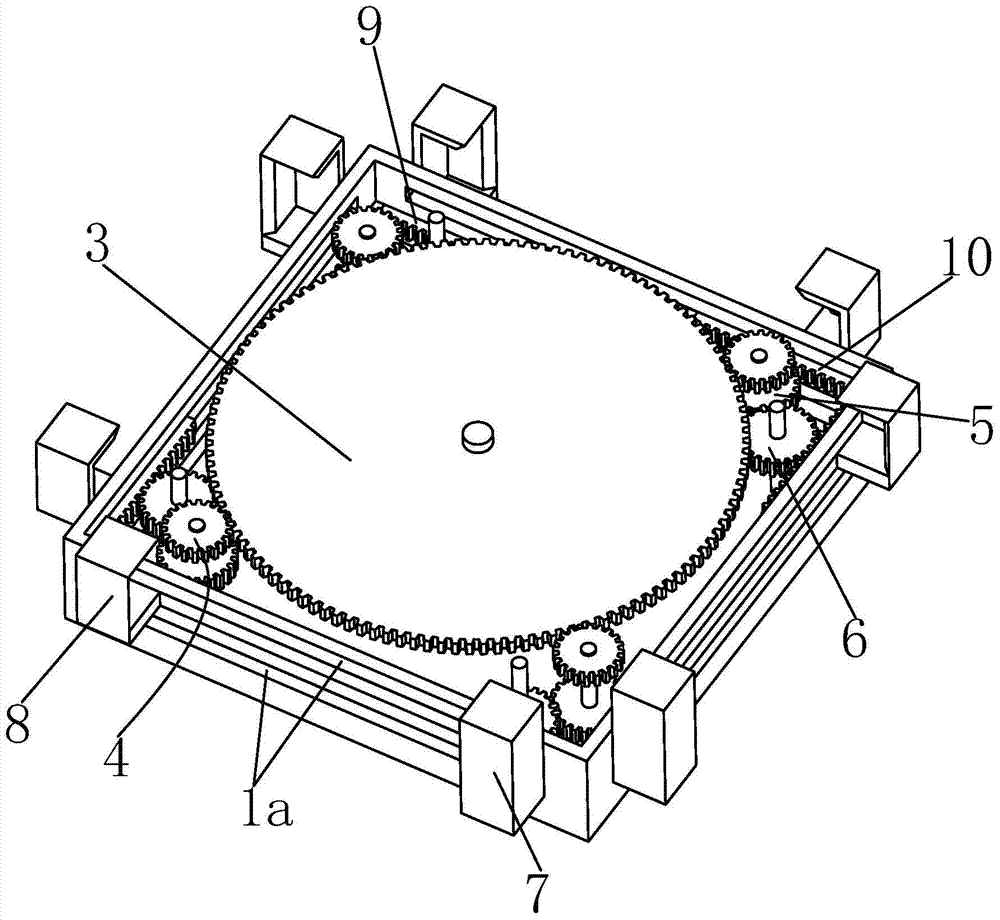 A device for eradicating and cleaning around the four sides of a square sewer cover