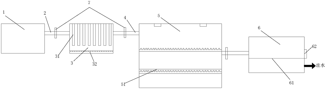 Electroplating wastewater treatment device