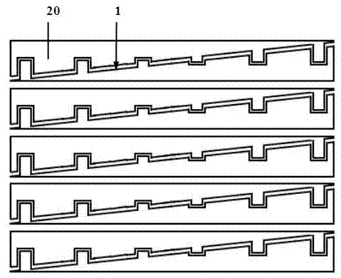 Wiring structure of induction layer