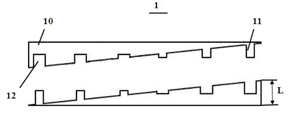 Wiring structure of induction layer