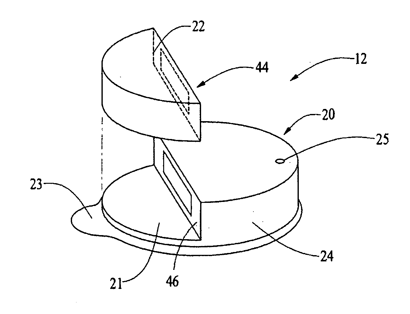 Infusion medium delivery device and method with compressible or curved reservoir or conduit