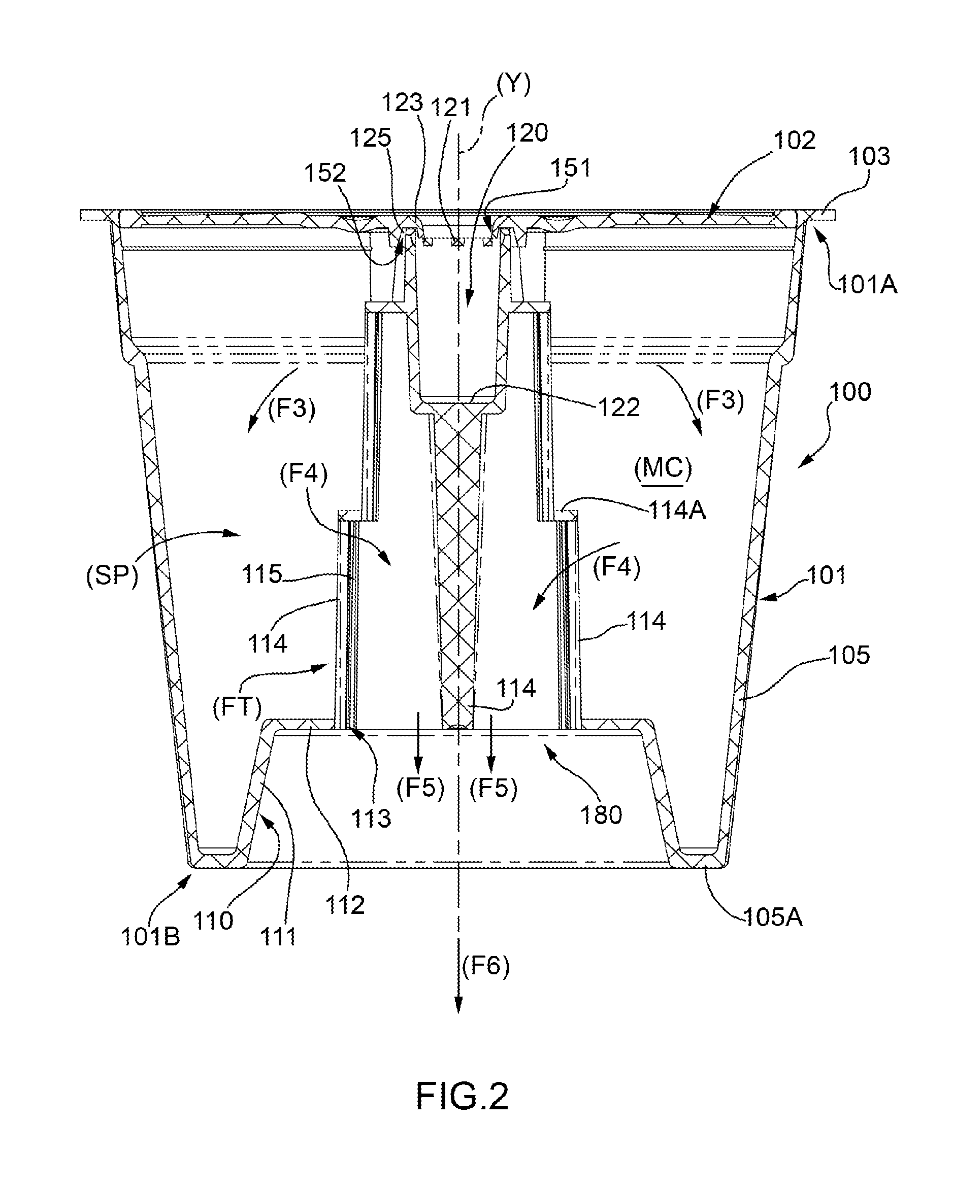 Interchangeable capsule for preparing an infusion of coffee, and method for obtaining an infusion of said coffee
