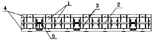 Manufacturing method of roller table frame blank in continuous rolling production line