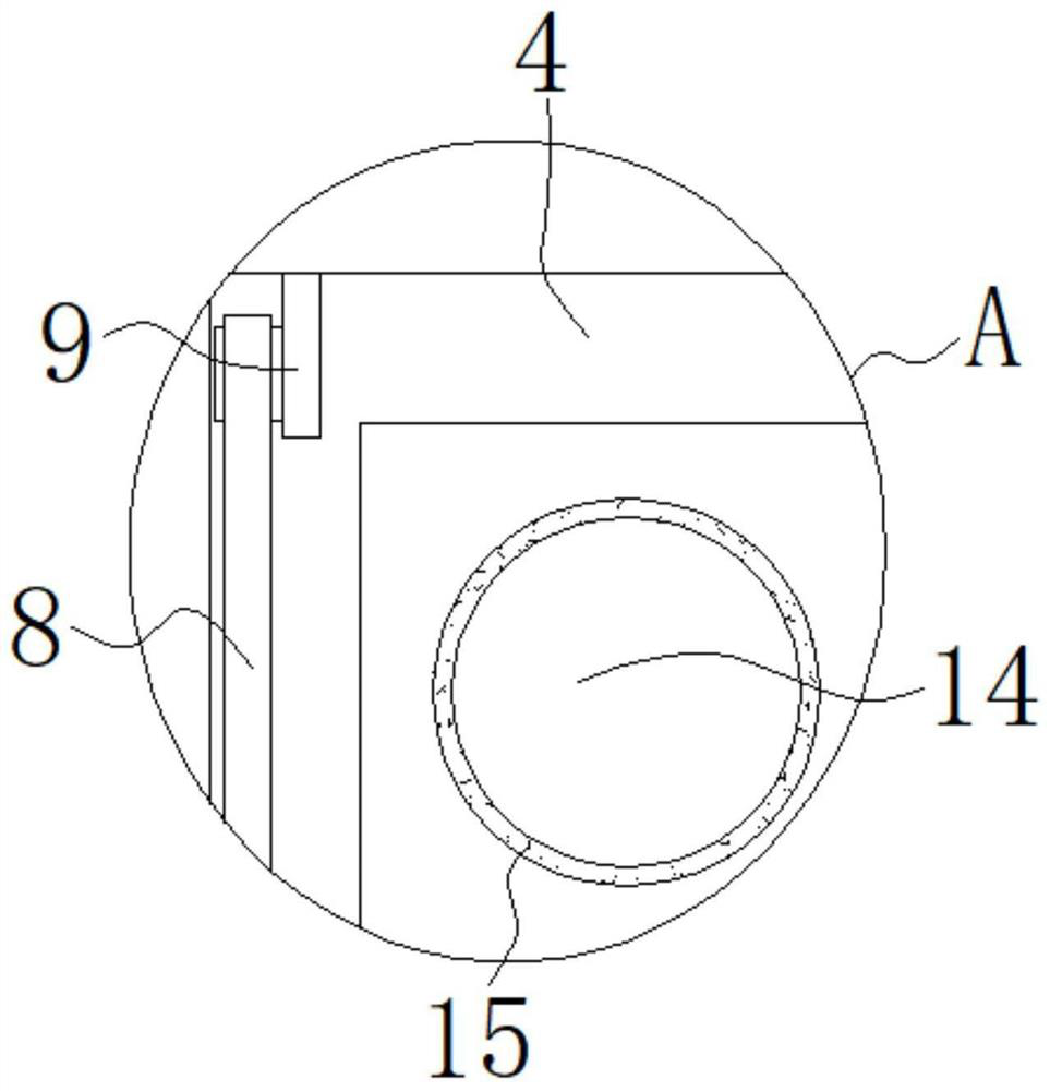 Storehouse goods shelf convenient for classification and stocktaking