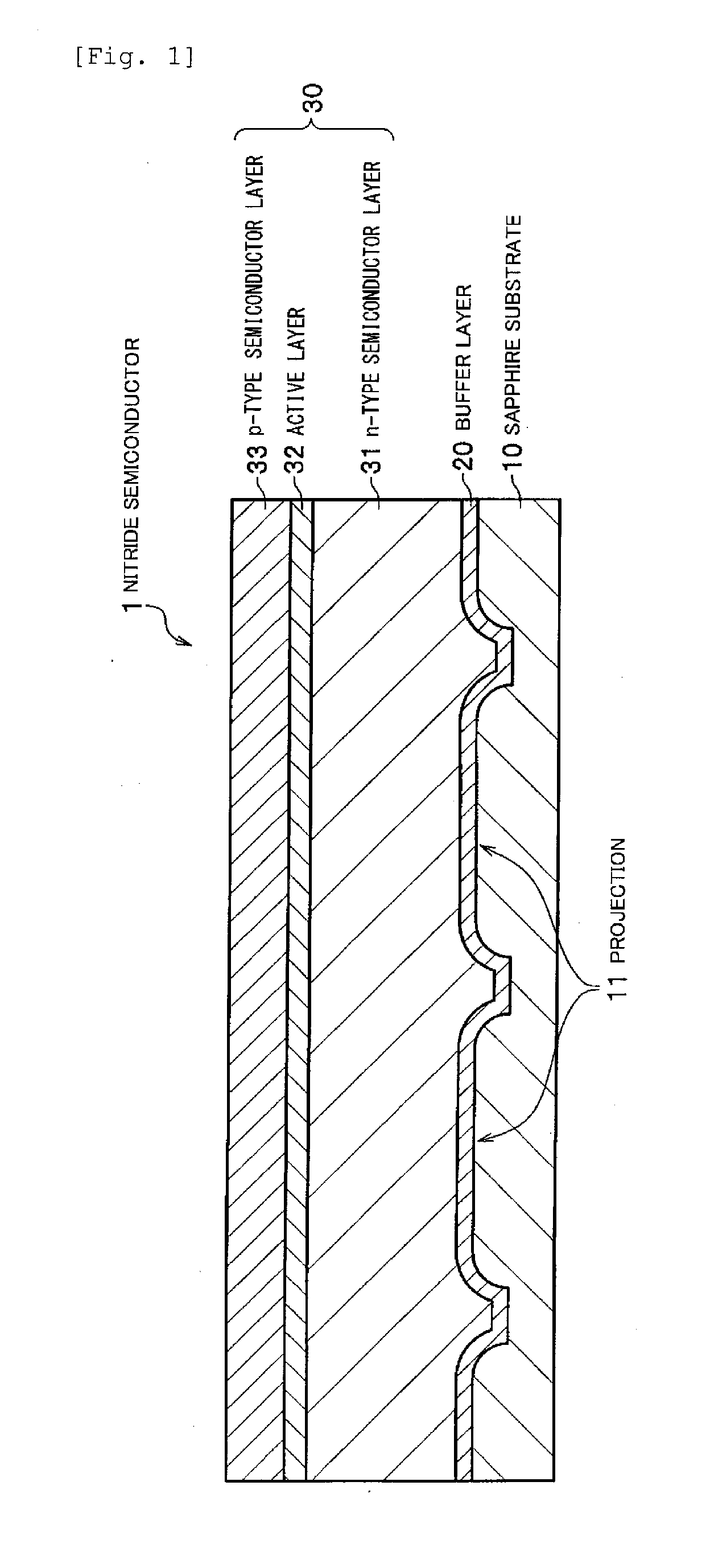 Nitride semiconductor element and method for manufacturing the same