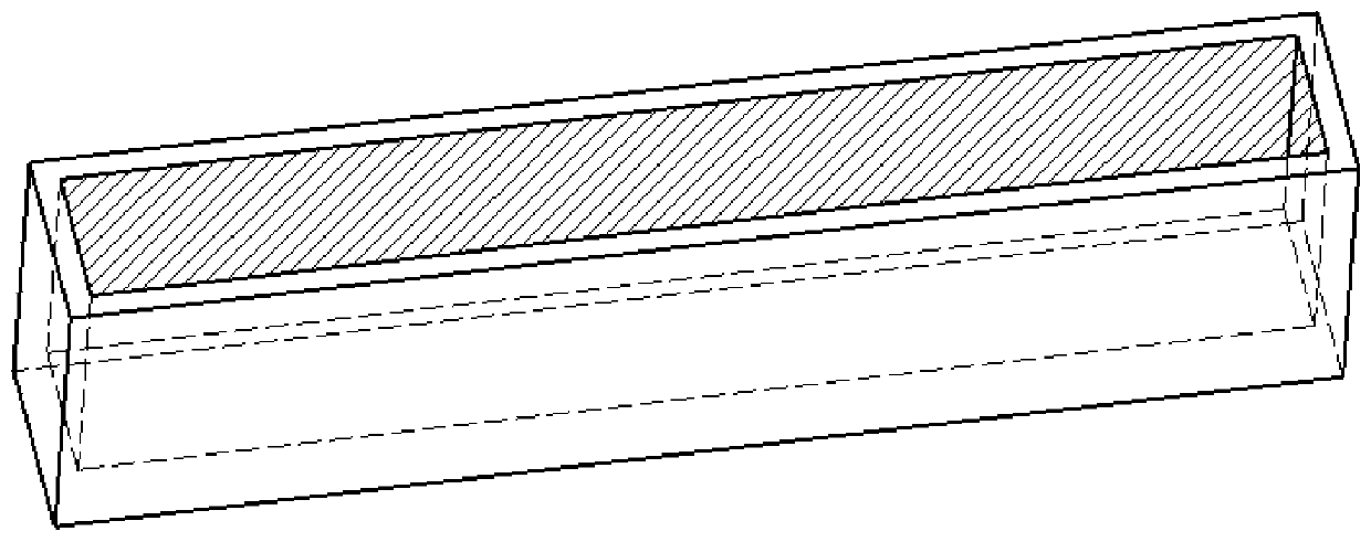 Encapsulation method of composite reinforced wall plate axial compression test piece