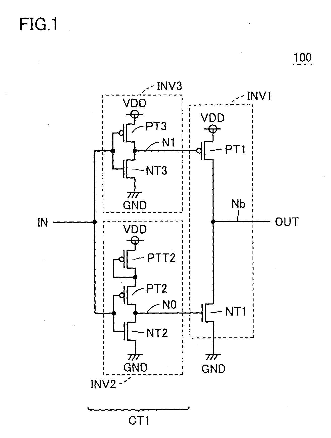 Semiconductor device having CMOS driver circuit