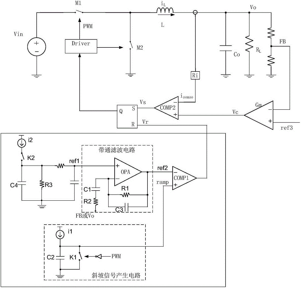 Conduction time generation circuit for power supply converter, and power supply converter