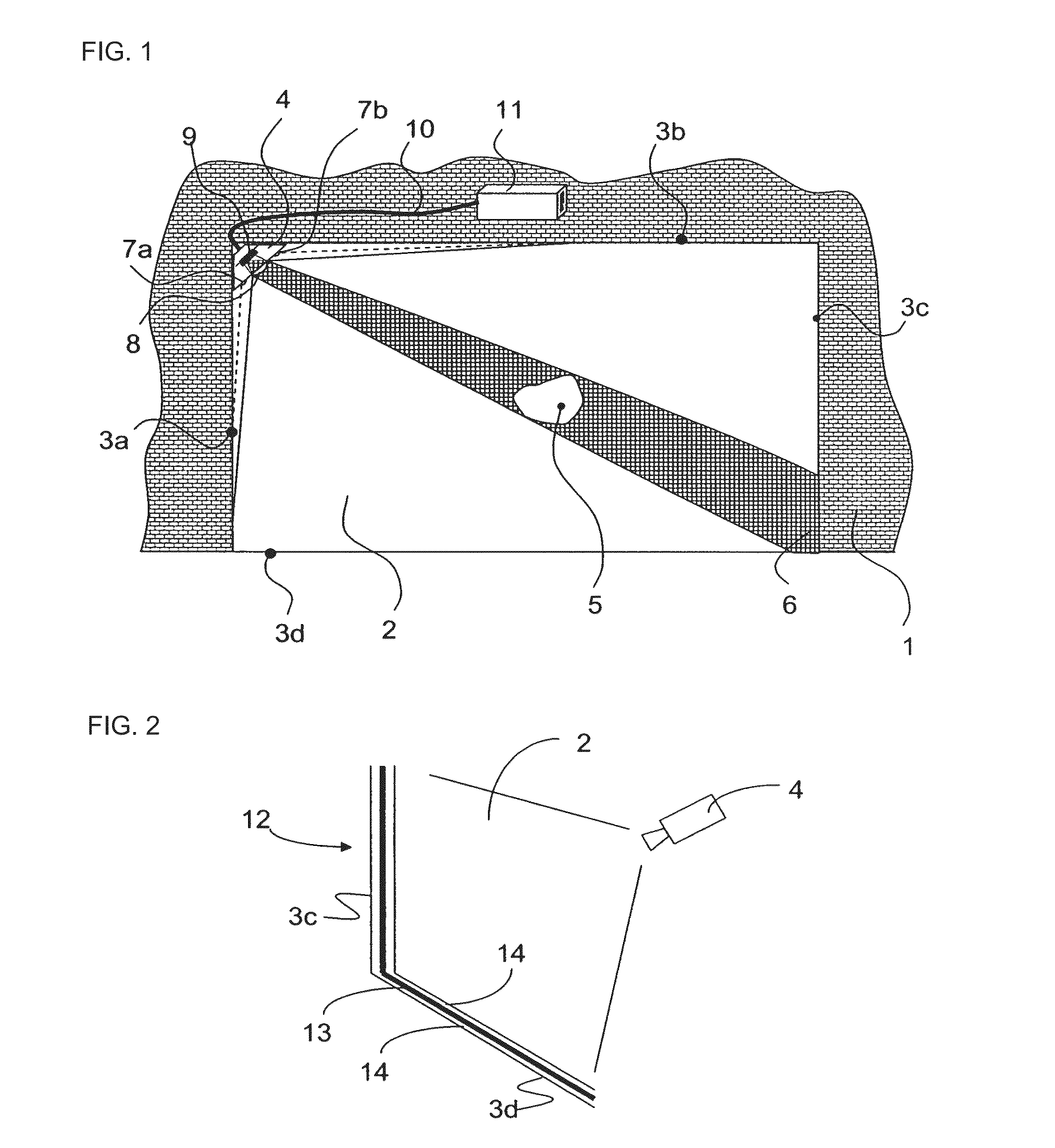 Method and apparatus for monitoring a region