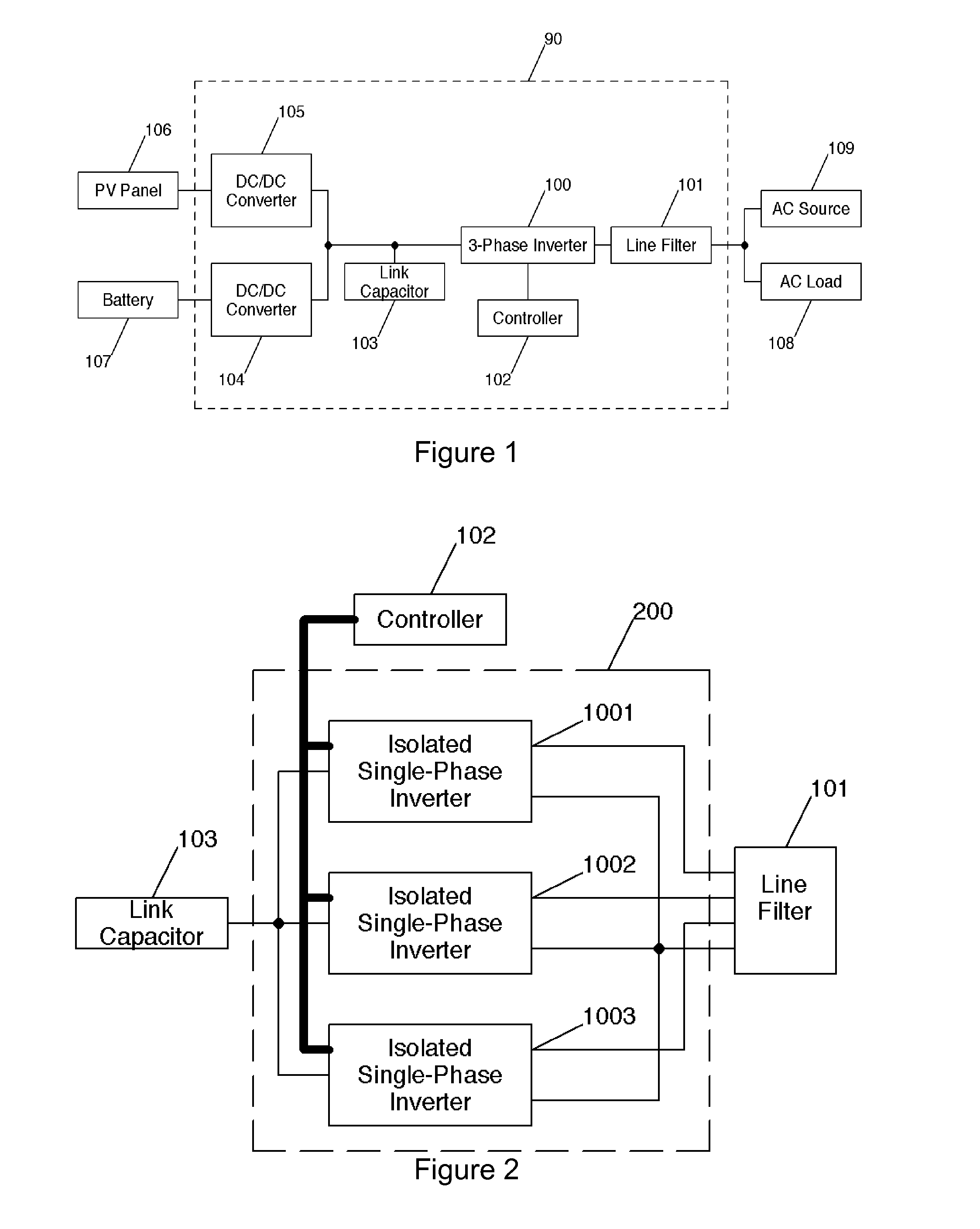 Poly-phase inverter with independent phase control