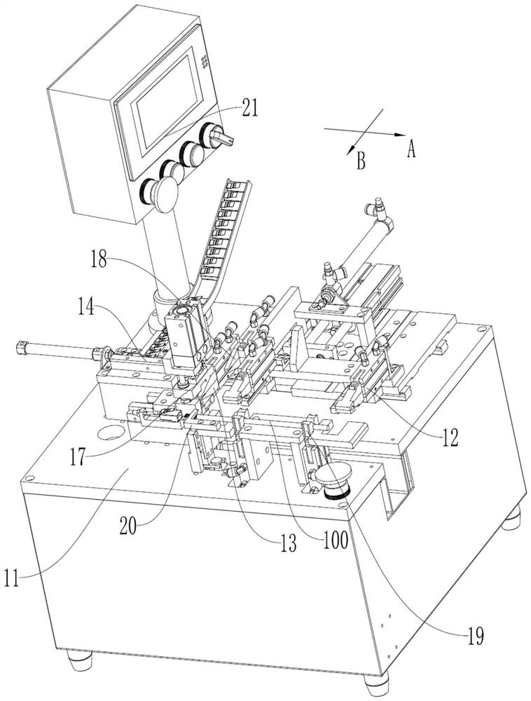 Network cable and plug assembling machine