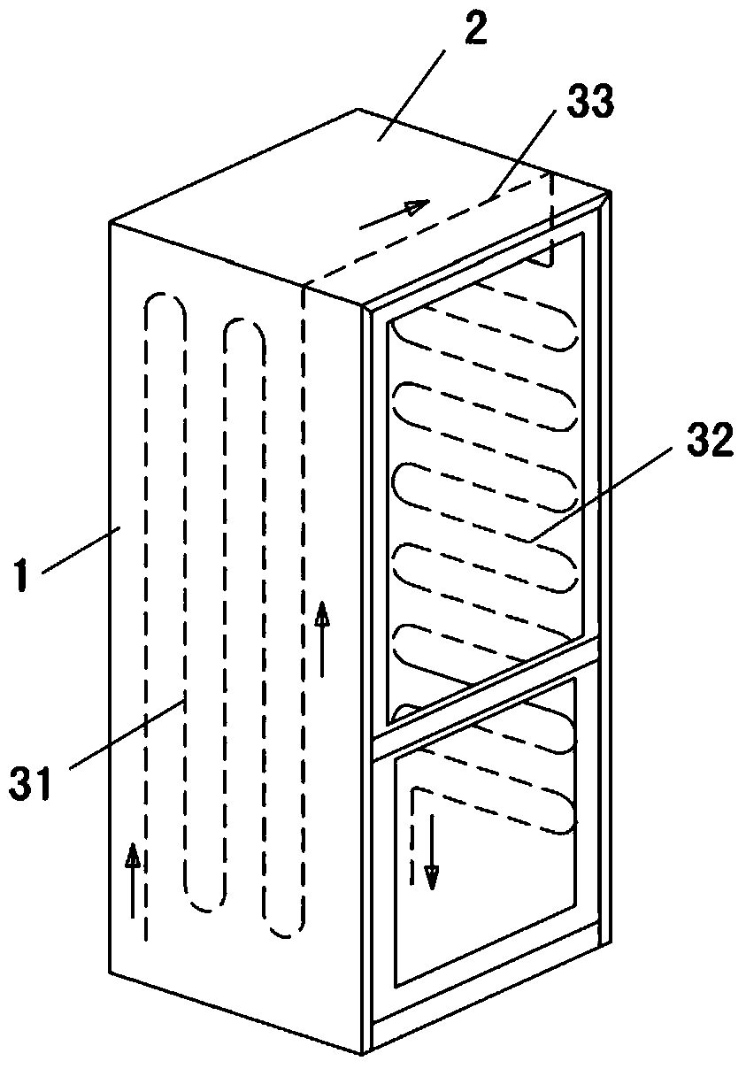 Condenser for household refrigerator