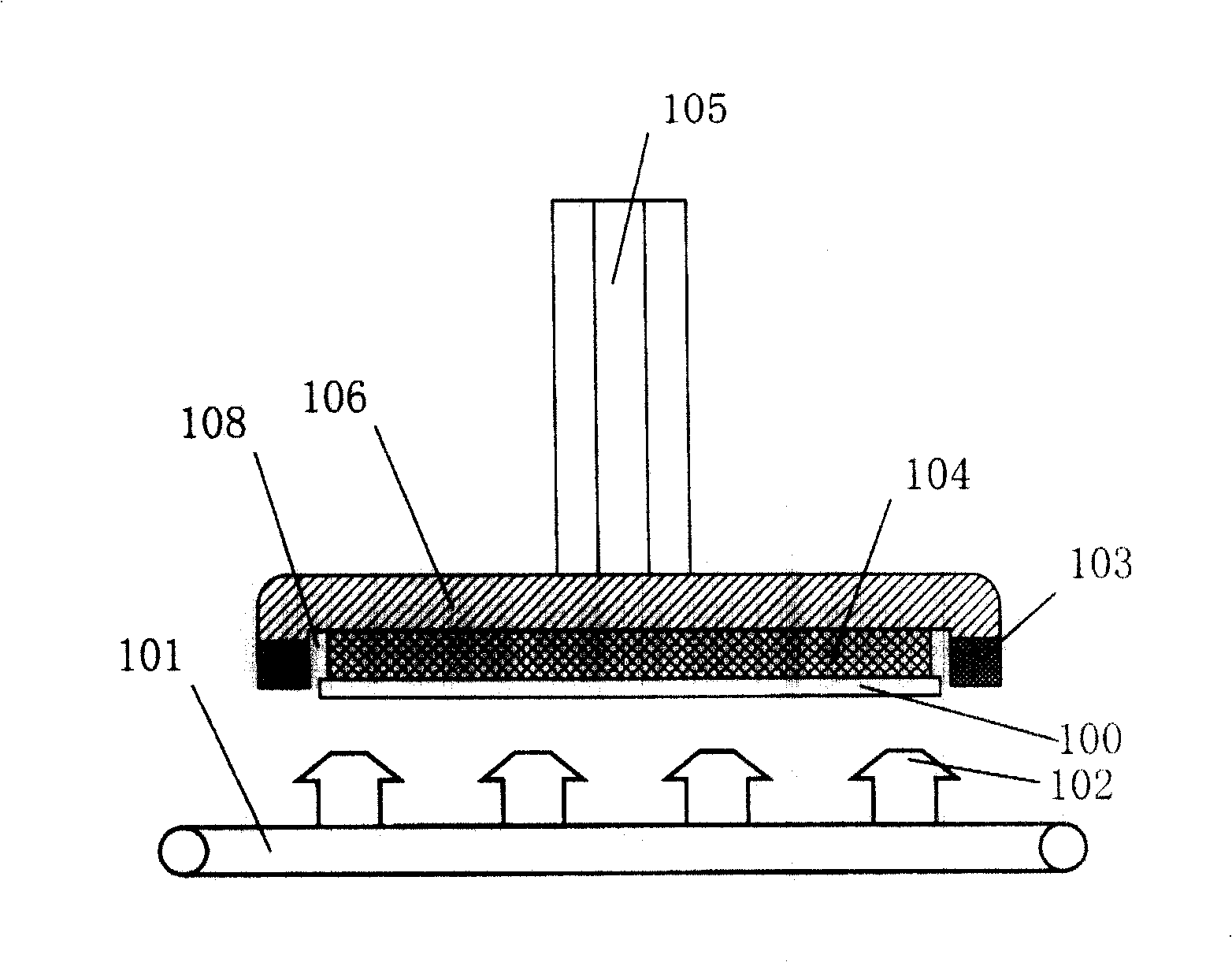 Device for cleaning grinding head