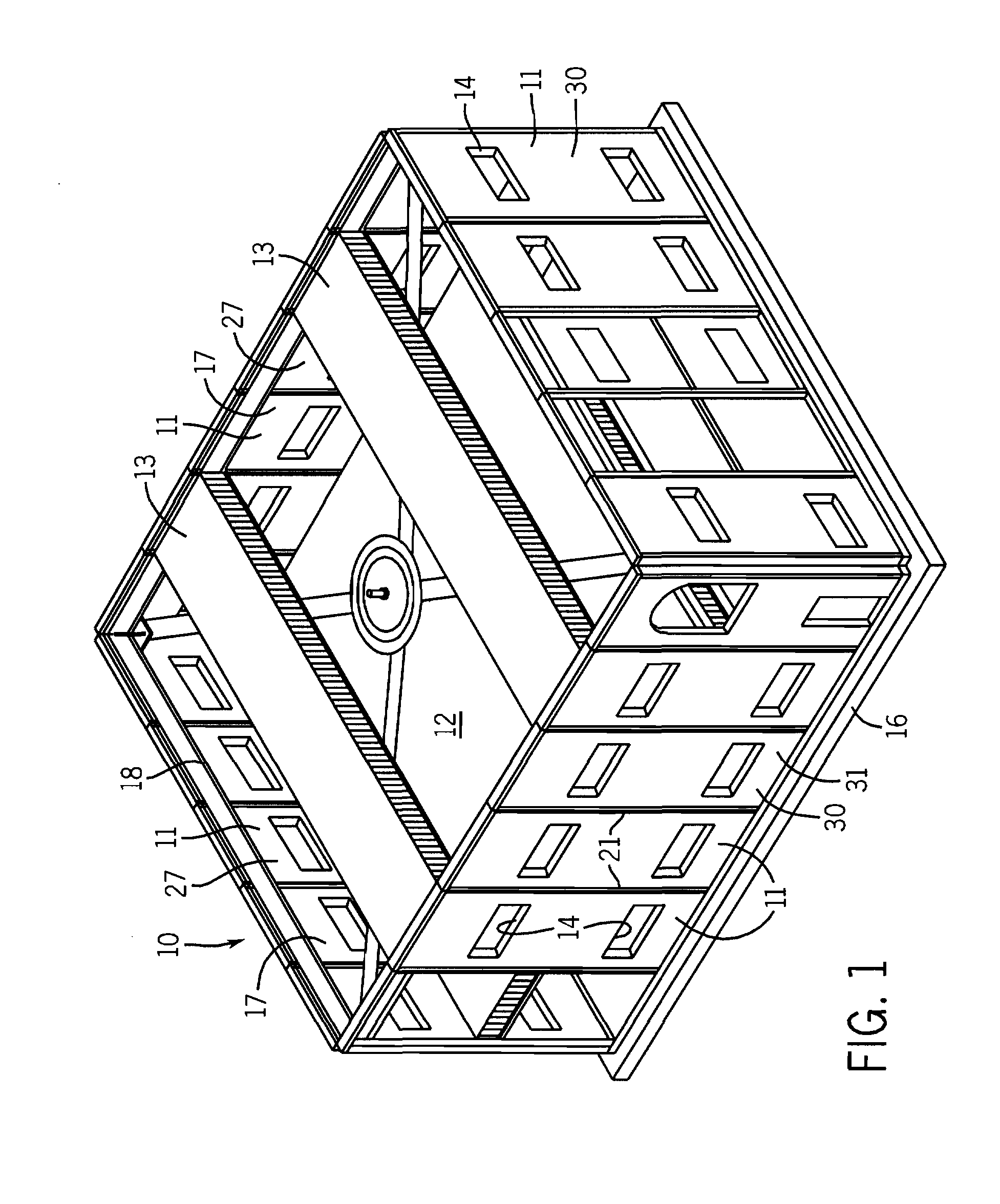 Building Wall Panels of Hollow Core Construction