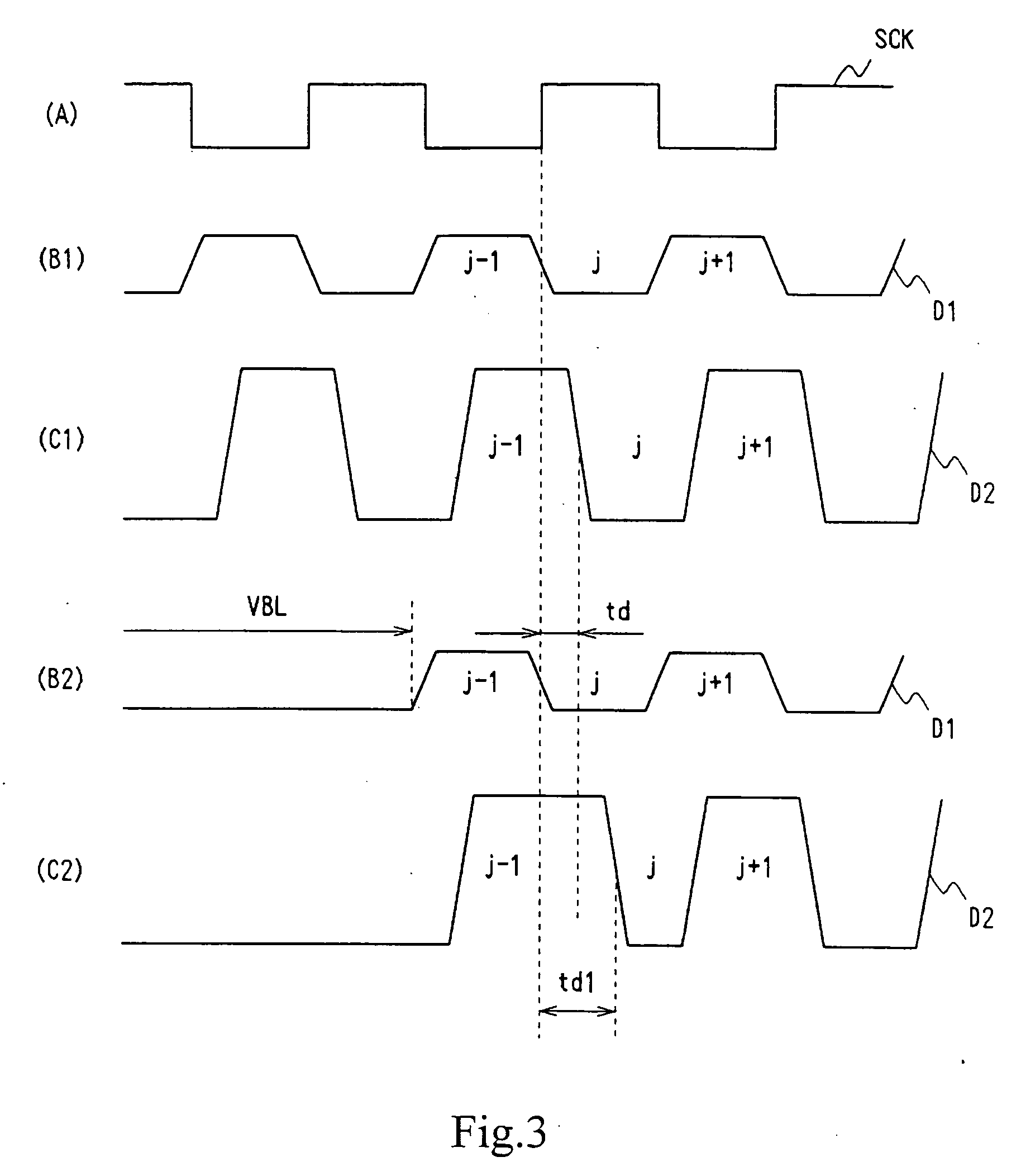 Delay time correction circuit, video data processing circuit, and flat display device