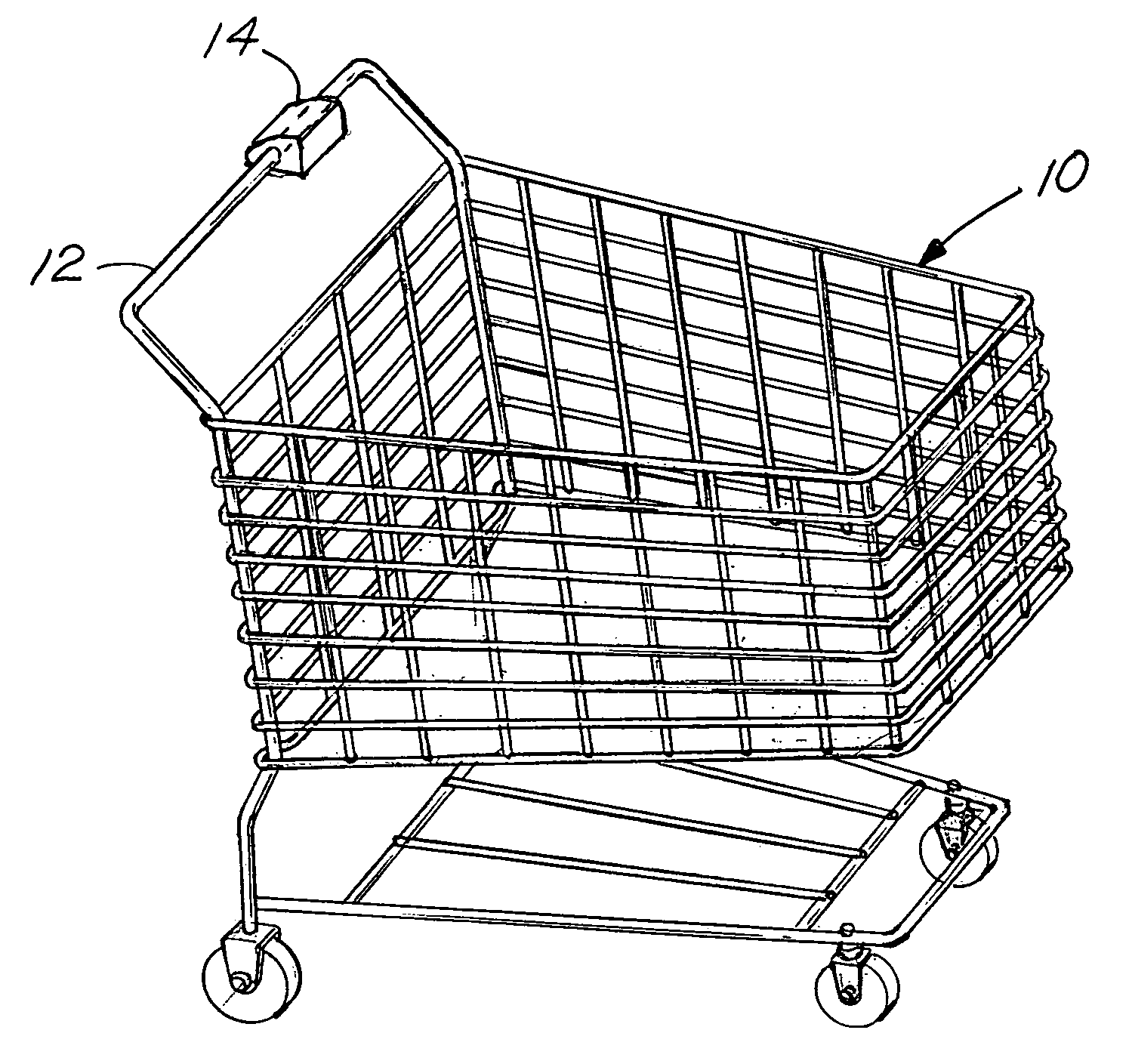 Sanitizing apparatus for shopping cart handles and other handles