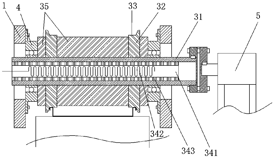 Device for covering integrated wall board with aluminum coating