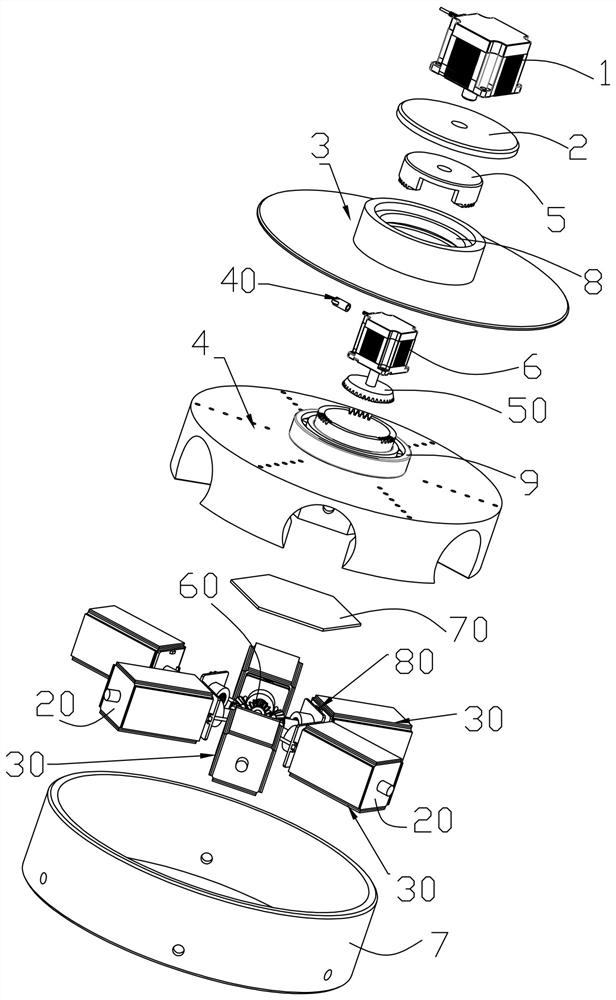 A polishing machine with automatic tool change