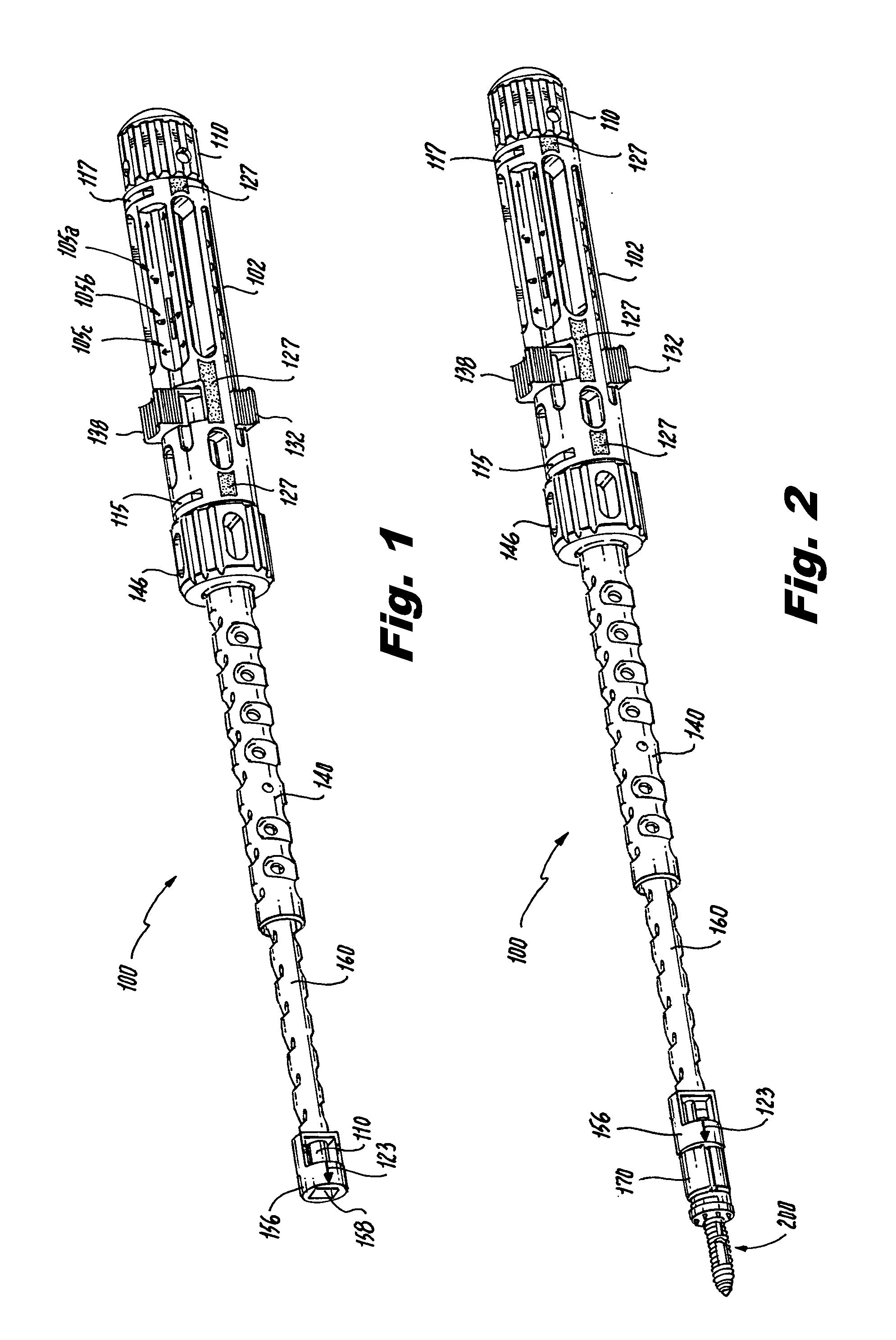 Instrument for inserting an interspinous process implant