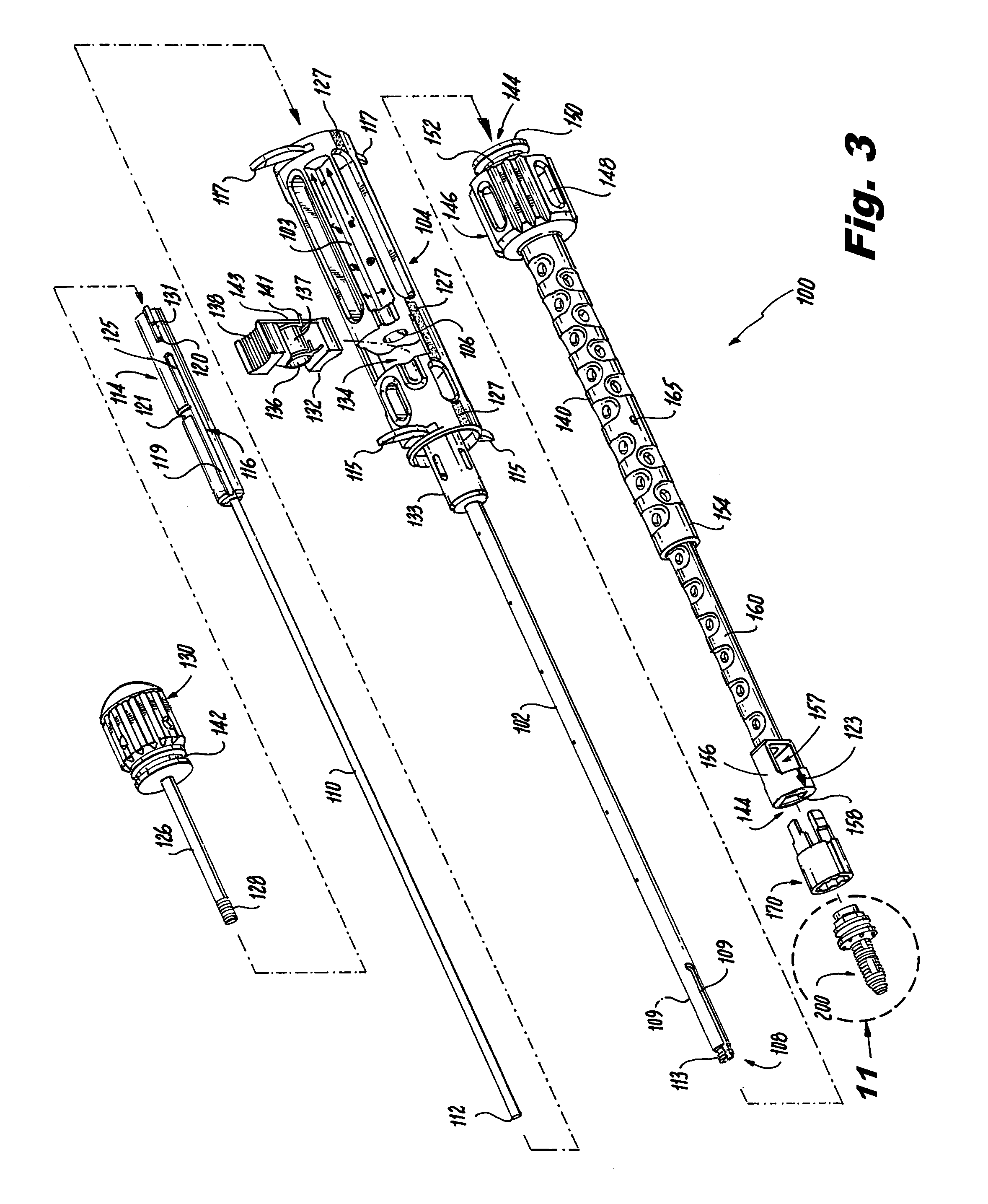 Instrument for inserting an interspinous process implant