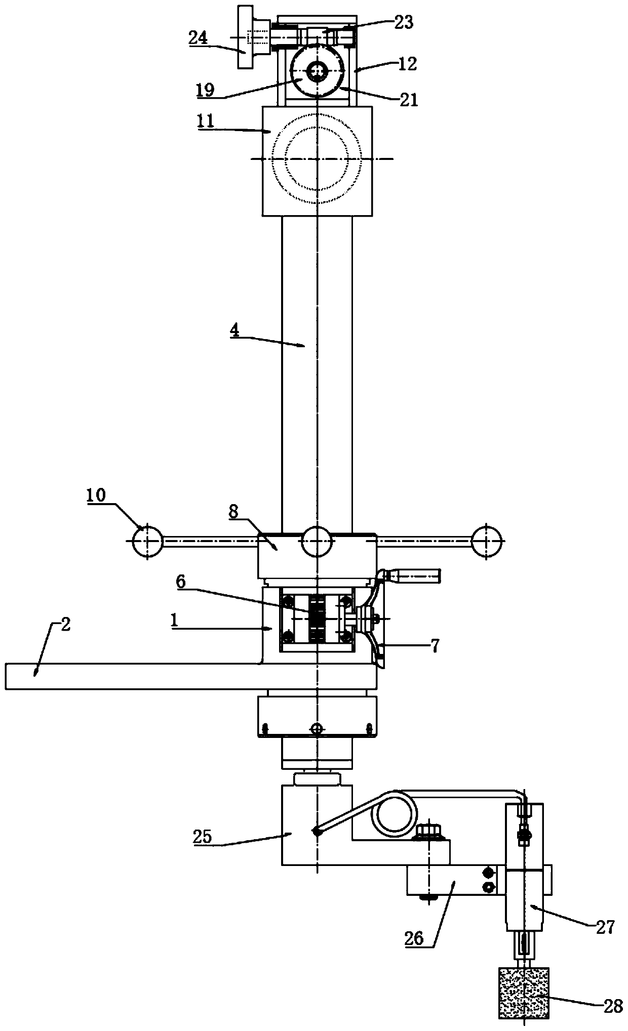 Portable high-speed grinding device