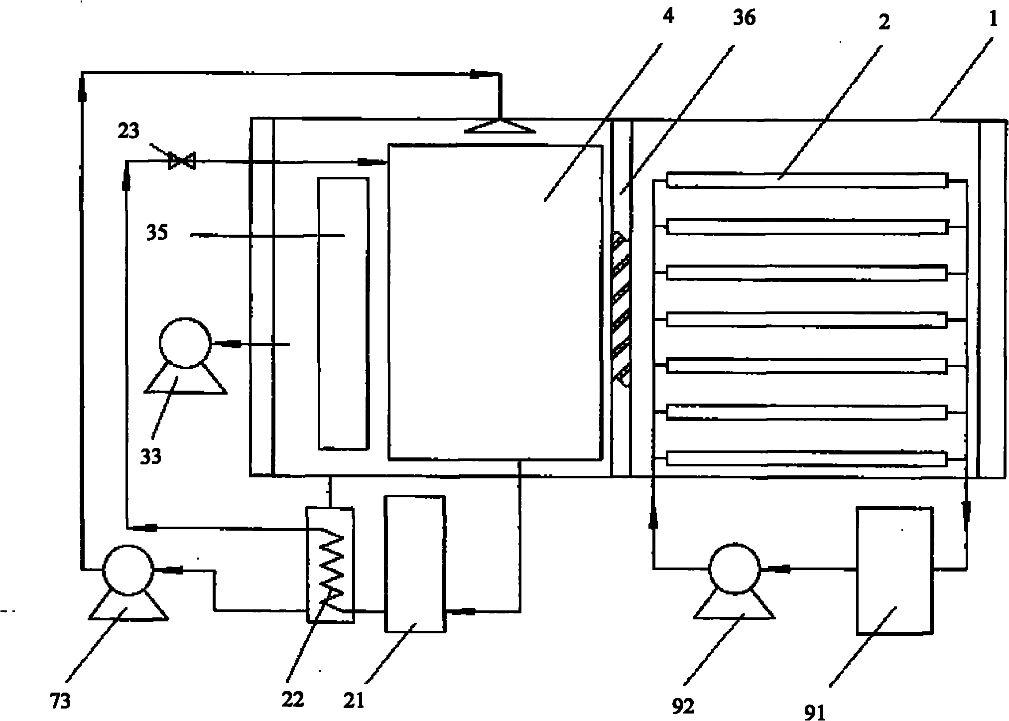 Liquid-nitrogen freeze drying machine and control method thereof