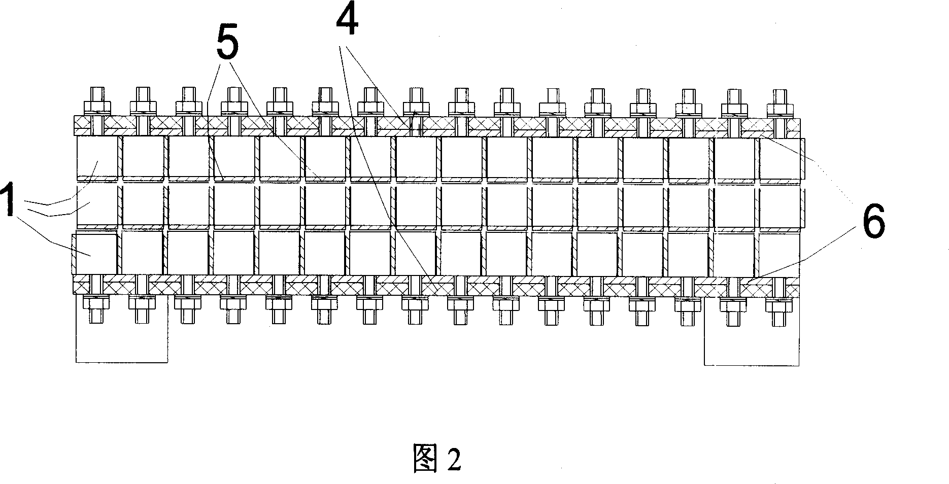 Multi-array detector modular structure for radiation imaging