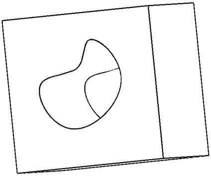 Contour line generation method, system and device based on model shadow and storage medium