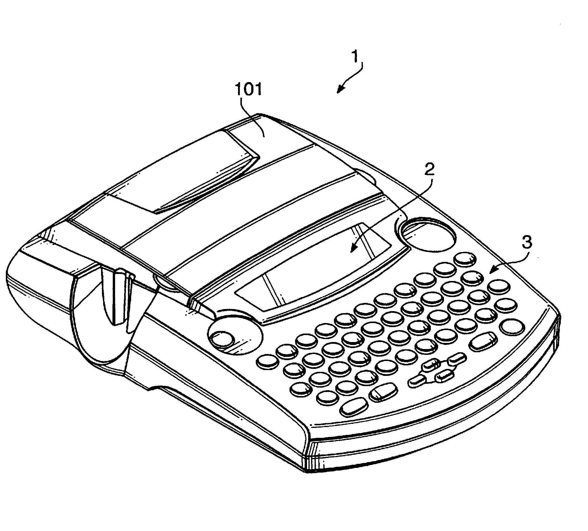 Tape print control device and program