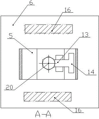 Horizontal wedging pull rod assembly and using method thereof