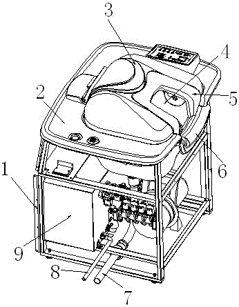 Head washing machine