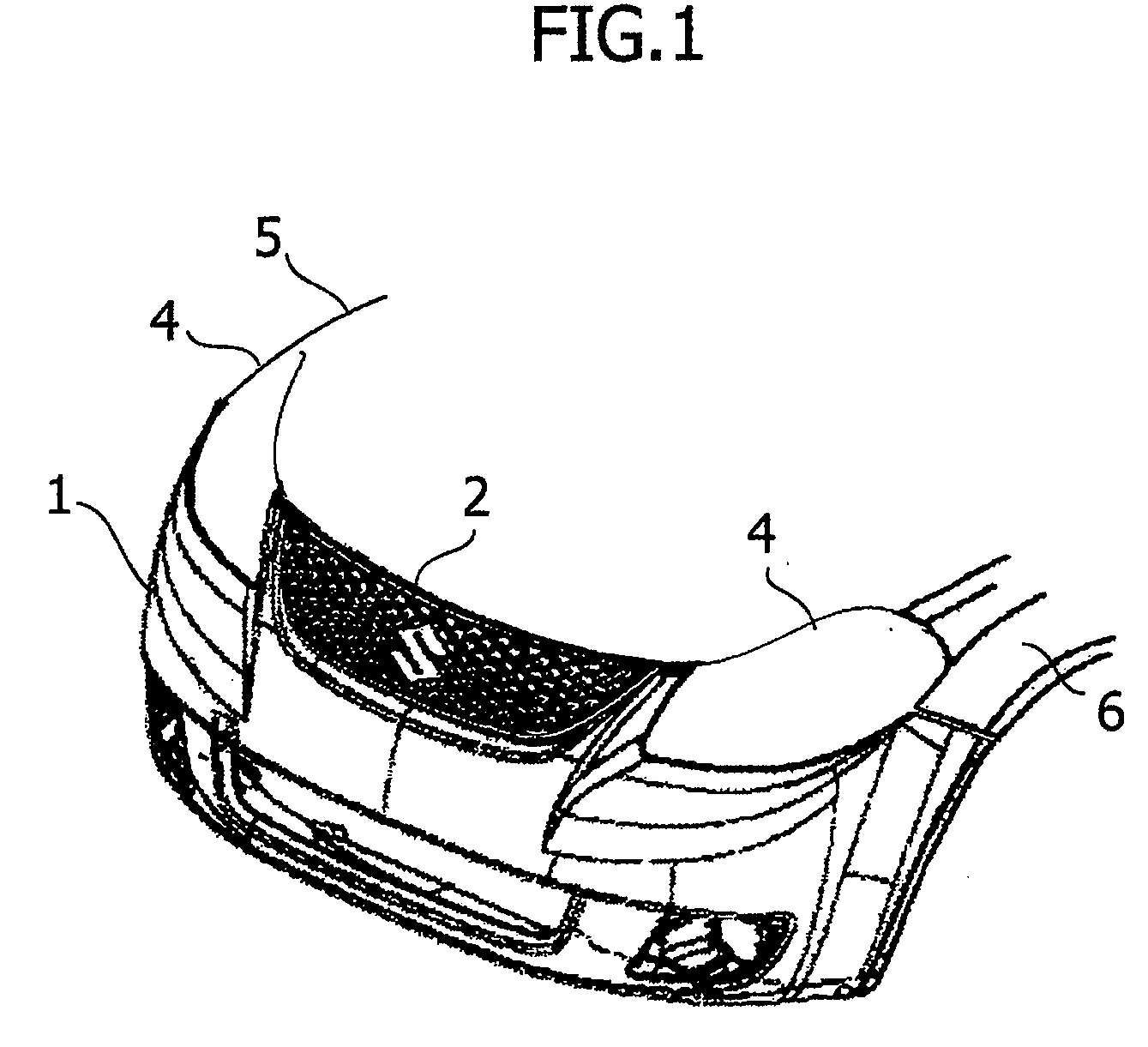 Harness protecting structure for vehicular horn