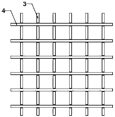 Green and environment-friendly highway retaining wall supporting structure