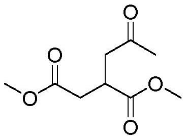 Synthesis method of 2-acetonyl-1, 4-dimethyl succinate