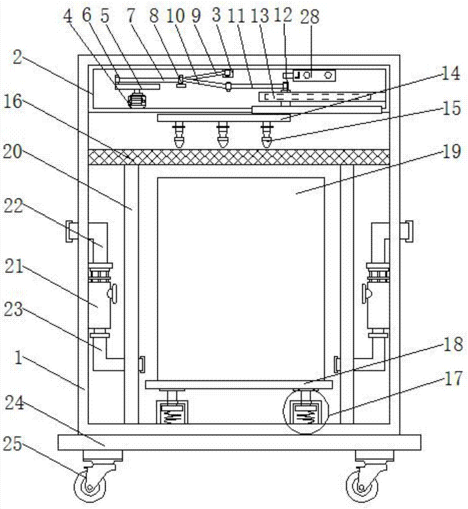 Computer cabinet with dehumidification function