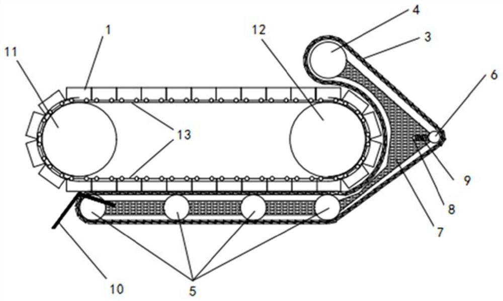 A high-utilization belt-type sintering machine