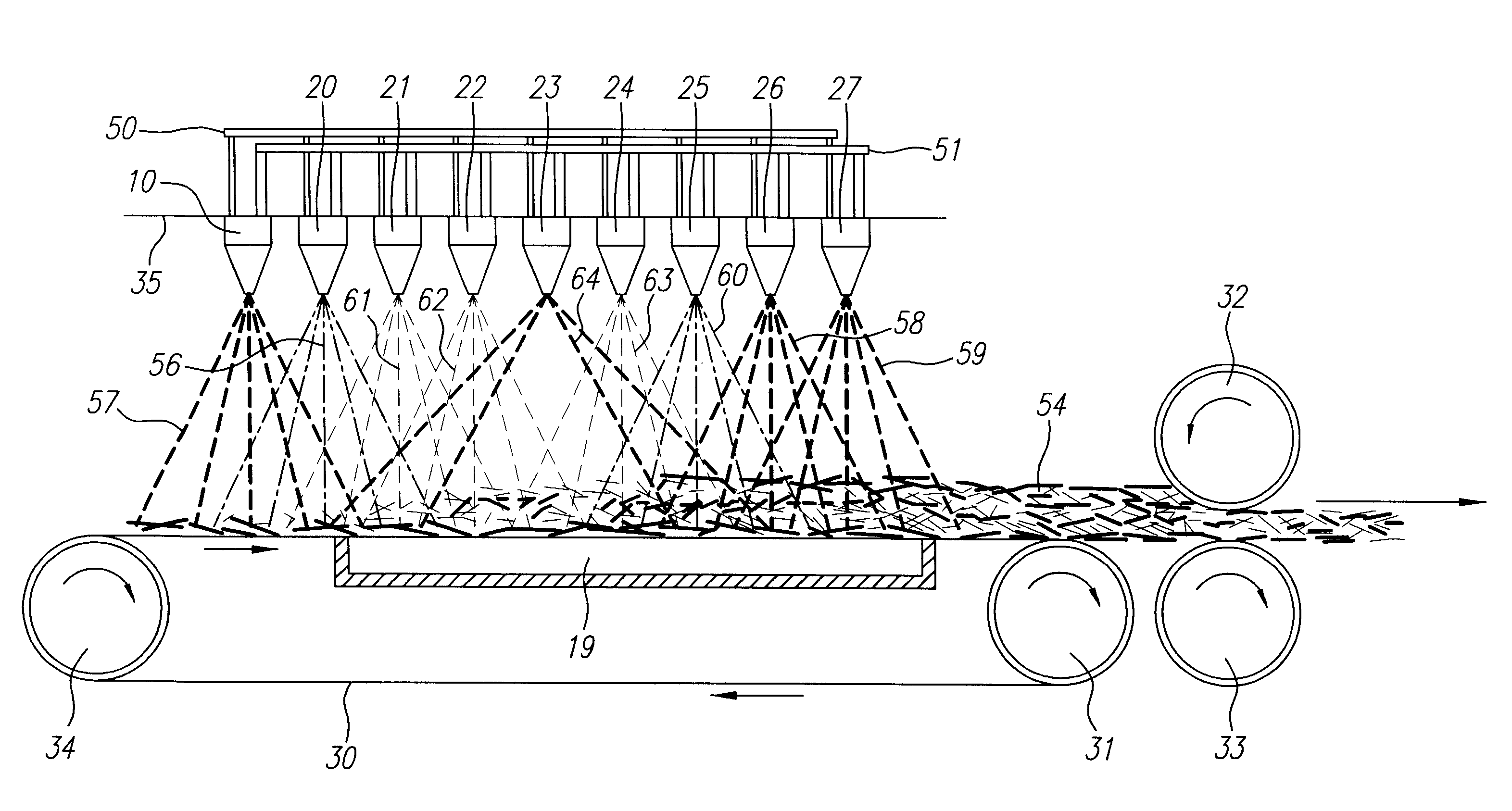 Method and apparatus for producing high efficiency fibrous media incorporating discontinuous sub-micron diameter fibers, and web media formed thereby