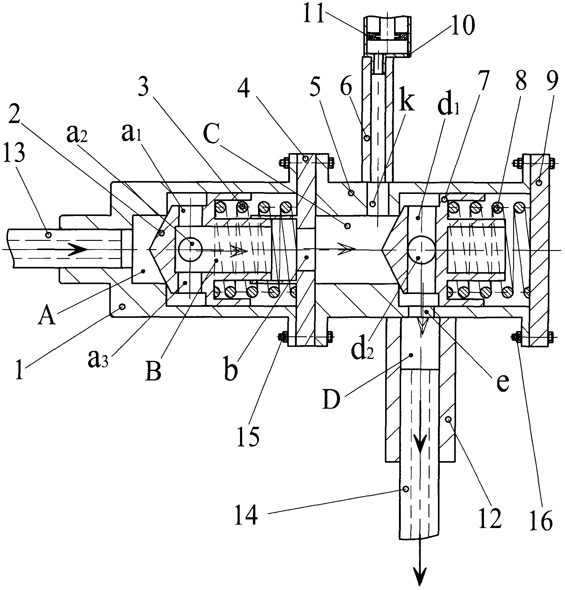 Anti-backflow and blockage-proof negative pressure drainage device